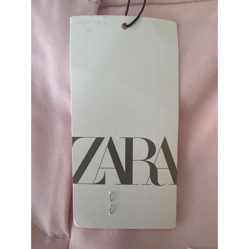 2/$30 NWT ZARA Pink Trousers M Polyester Viscose Blend - Picture 6 of 15